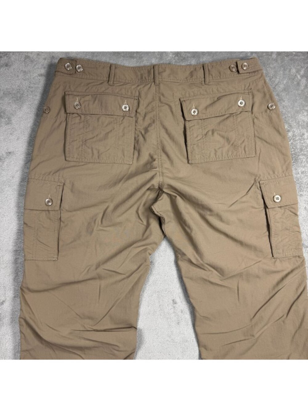 Clothing Arts P Cubed Pick Pocket Proof Mens 38 Khaki Hiking Cargo Travel Pants - Picture 5 of 8